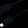 CU0014 USB 2.0 cable, USB-A/M to Mini-USB/M, black, 1.8 m