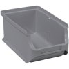 Allit 456238 ProfiPlus Box RE 2 Stackable Storage Bin Grey 160x102x75mm