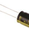 Kondensator 330 μF 25V dc Promieniowe, Otwór przelotowy Panasonic Przewód promieniowy roztaw: 5 mm