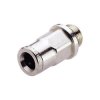 Norgren Pneufit 102251038 Straight Adaptor 10mm Hose O/D to G3/8 BSP Parallel