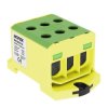 Złączka szynowa 1,5-50mm2 żół-ziel 6otwor AL/CU TH35 3P Morek MAA3050Y10