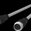142MLA22010 Sensor cables, M12, 4-pin, coupling > coupling, 1 m