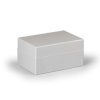 Obudowa Cubo D 160x240x121mm boki gładkie pokrywa szara IP67 ABS DABP162412G