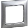 VALENA Ramka 1 pojedyncza aluminium szczotkowane 770331 LEGRAND