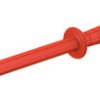 Test probe, plug 2 mm, 1 kV, red, 24.0239-22