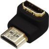 adapter kątowy HDMI Digitus AK-330502-000-S AK-330502-000-S, [1x złącze męskie HDMI - 1x złącze żeńskie HDMI]