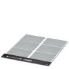 Phoenix Contact 0831618 LS-EMSP-AL (75,6X54) Tabliczka znamionowa Sposób montażu: śruba, nit aluminiowy Ilość znaczników