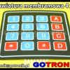 Klawiatura membranowa 4x4 = 16 przycisków