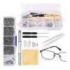Zestaw do naprawy okularów - 500 śrubek - akcesoria naprawcze