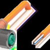 Sensor actuator cable, M12 cable socket, angled, A to open end, 4 pole, 7.5 m, PUR, orange, 4 A, 70137220-100006