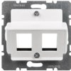 Berker Modul Płytka centralna do gniazda modularnego Krone śnieżnobiała 146409