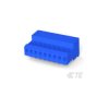 TE Connectivity 3-640442-9 Connector Female Shrouded 9P 26AWG Blue Stripe