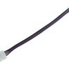 RGB 10mm 4-Pin LED Strip Connector 150mm Wire