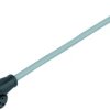 Sensor actuator cable, M8-cable socket, angled to open end, 3 pole, 2 m, PVC, black, 4 A, 79 3414 42 03