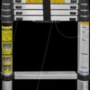 83880 Telescopic aluminum ladder, up to 2.6 m, max. 150 Kg