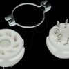 OKTAL DRAHT 8PO Tube socket, K8A, 8-pin, wire/chassis