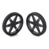 Pololu Wheel for Micro Servo Splines (21T, 4.8mm) - 60×8mm, Black, 2-Pack