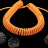 5555936025 Type 2 cable, spiral, 11 kW, 20 A, 3 -phase, 5 m, orange