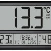 TFA Dostmann 60.4523.01 Sterowany radiowo Zegar ścienny 360 mm x 235 mm x 28 mm czarny duży wyświetlacz