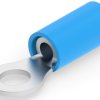Insulated ring cable lug, 1.25-2.0 mm², AWG 16, 4.34 mm, M4, blue, 53941-2