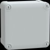 ABS enclosure, (L x W x H) 116 x 116 x 62 mm, light gray (RAL 7035), IP66, NSYTBS11116