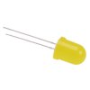 Yellow 10mm Diffused Round LED 120° 800mcd