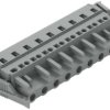 Socket header, 9 pole, pitch 7.5 mm, angled, gray, 231-209/037-000