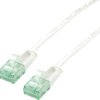 Kabel krosowy ROLINE RM UTP DataCenter Cat.6A (klasa EA), smukły, biały, 0,3 m