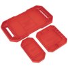 Sealey APNST4 Flexible Tool Trays Non-Slip - Pack of 3