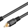 Koncentryczny, cyfrowy kabel łączący audio, cinch S/PDIF, podwójnie ekranowany - Długość kabla 10 m