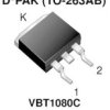 VBT1080C-M3 Dual Trench MOS Barrier Schottky Rectifier Ultra Low VF = 0.49 V at IF = 3 A