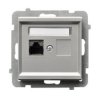 SONATA Gniazdo komputerowe kat.5e (Krone) srebro mat GPK-1R/K/m/38 OSPEL