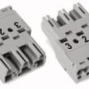 Wtyk 3-torowy szary kodowanie B WINSTA 770-253 /100szt./