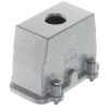 Grommet housing, size 16B, die-cast aluminum, 1 x M25, straight, screw locking, IP66/IP68/IP69/IPX9K, 19390160426