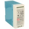 Zasilacz; na szynę DIN; MDR-60-24; 24V DC; 2,5A; 60W; sygnalizacyjna dioda LED; Mean Well