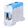 Listwa zaciskowa 1-torowa Al/Cu 35-150mm2 na szynę TH35 niebieski FJ-E150/B HEDO