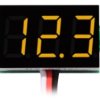 MNI woltomierz miernik 99,9V DC ŻÓŁTY 0,36