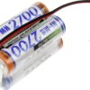 Pakiet akumulatorów AA, NiMH Panasonic Würfel F2x2 Graupner, Ilość ogniw: 4, 4.8 V, 2700 mAh, Przewód, wtyczka