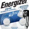 OUTLET 2 x bateria litowa mini Energizer Ultimate Lithium CR2016