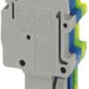 Plug, push-in connection, 0.14-1.5 mm², 3 pole, 17.5 A, 6 kV, yellow/green, 3062113