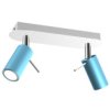 Lampa Sufitowa Preston Blue/White 2X Mini Gu10 Mlp7623 Milagro