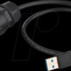 IC01-24U301 Connector - USB 3.0 cable type A male > male, click-lock, IP65/6