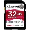 Kingston SDR2/32GB Canvas React Plus SD card 32GB Class 10 UHS-II