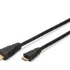 Kabel Połączeniowy Minihdmi Highspeed 1.3 Gold Typ Hdmi A/Hdmi C, M/M Czarny...