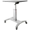 StarTech.com STSCART Mobile Standing Desk - Portable Sit Stand Ergonomic Height
