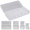 Quadrios 23SA085 Assortment Box Transparent Lockable 1 Compartment