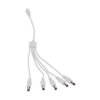 Rozgałęźnik DC 5.5X2.1 5W-1G biały 32cm 22/20awg