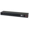 Listwa zasilająca, 12A, 230 V, 8 wtykowa IEC 60320 C14 dł. kabla 1.98m IEC C13
