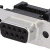 D-Sub 9-Pin Wtyk Żeńskie Na Taśmę Idc Rozmiar 1 (De) 1658612-4