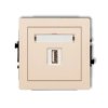 DECO Gniazdo USB-AA 3.0 beżowy 1DGUSB-5 KARLIK